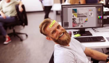 Bellet et al found a conclusive link between happiness and productivity. Image credit: Raw Pixel.