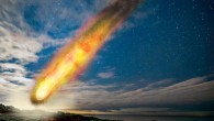 An illustrated meteorite impact scenario to exemplify the Siljan impact event. Image credit: Henrik Drake.