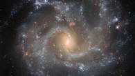 This Hubble image shows the face-on spiral galaxy NGC 5468. The color image was made from separate exposures taken in the visible and infrared regions of the spectrum with Hubble’s Wide Field Camera 3 (WFC3). Four filters were used to sample various wavelengths. The color results from assigning different hues to each monochromatic image associated with an individual filter. Image credit: NASA / ESA / Hubble / W. Li et al / Judy Schmidt, www.geckzilla.com.