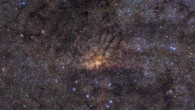 Taken with the HAWK-I instrument on ESO’s Very Large Telescope, this stunning image shows the Milky Way’s central region with an angular resolution of 0.2 arcseconds. The image combines observations in three different wavelength bands. Image credit: ESO / Nogueras-Lara et al.
