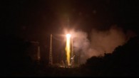 ESA’s Cheops spacecraft lifts off from Europe’s Spaceport in Kourou, French Guiana. Image credit: ESA.