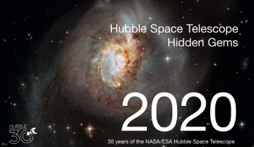 The cover page of the Hubble’s Hidden Gems 2020 Calendar. Image credit: NASA / ESA / Hubble.
