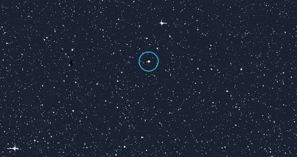 Alpha Draconis (circled). Image credit: NASA / MIT / TESS.