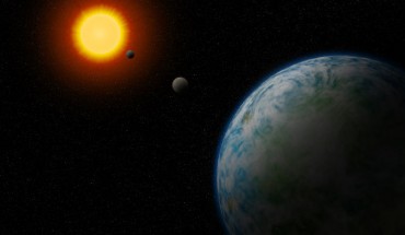 An artist’s concept of the Gliese 180 planetary system, which is located 39 light-years away in the constellation of Eridanus. Image credit: Robin Dienel, Carnegie Institution for Science.