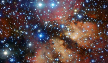 This image from the FORS instrument on ESO’s Very Large Telescope shows the emission nebula Gum 26. Image credit: ESO.
