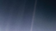 This updated version of the iconic ‘Pale Blue Dot’ image taken by NASA’s Voyager 1 spacecraft uses modern image-processing software and techniques to revisit the well-known Voyager view while attempting to respect the original data and intent of those who planned the images. Image credit: NASA / JPL-Caltech.