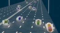 Electrons travel in cars with increasing numbers, giving rise to a conductance series that shows up in Pascal’s triangle. Image credit: Yun-Yi Pai.