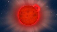 An artist’s impression of an L dwarf star, a star with so little mass that it is only just above the boundary of actually being a star, caught in the act of emitting an enormous superflare of X-rays, as detected by ESA’s XMM-Newton X-ray space observatory. Image credit: ESA.