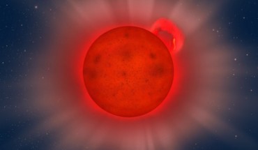 An artist’s impression of an L dwarf star, a star with so little mass that it is only just above the boundary of actually being a star, caught in the act of emitting an enormous superflare of X-rays, as detected by ESA’s XMM-Newton X-ray space observatory. Image credit: ESA.