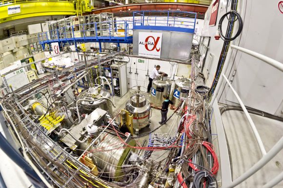 The Antiproton Decelerator hall at CERN. Image credit: CERN.