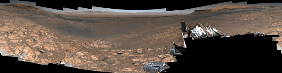 Curiosity captured this panorama of the Martian surface between November 24 and December 1, 2019. Image credit: NASA / JPL-Caltech / MSSS.