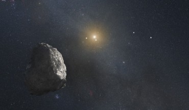 An artist’s impression of a trans-Neptunian object. Image credit: NASA / ESA / G. Bacon, STScI.