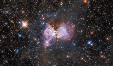 This Hubble image shows a region of space called LHA 120-N150. Image credit: NASA / ESA / Hubble / I. Stephens.
