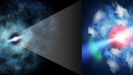 An artist’s impression of MG J0414+0534. Image credit: Kindai University.