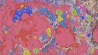 The Unified Geologic Map of the Moon. Image credit: U.S. Geological Survey / Lunar and Planetary Institute / South Dakota School of Mines and Technology / NASA / JAXA.