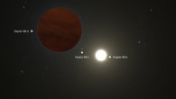 An artist’s illustration of the Kepler-88 planetary system. Image credit: Adam Makarenko / W.M. Keck Observatory.