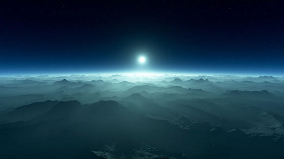 An artist’s impression of a rocky exoplanet orbiting a white dwarf. Image credit: Jack Madden / Cornell University.