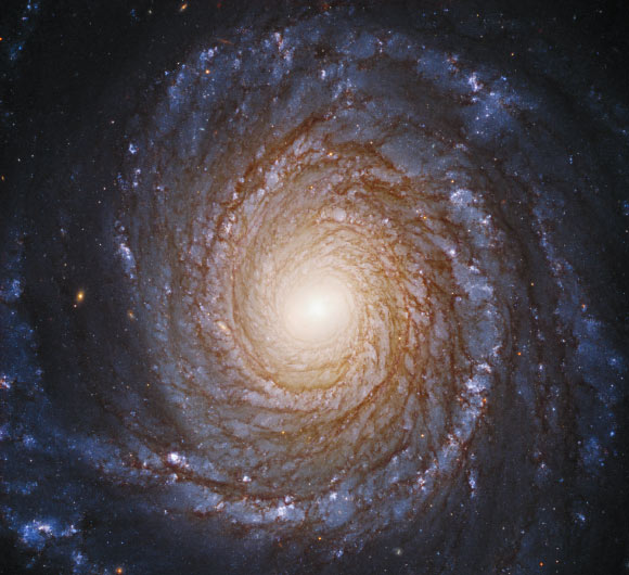 This Hubble image shows NGC 3147, a spiral galaxy located some 130 million light-years from Earth in the constellation of Draco. Image credit: NASA / ESA / S. Bianchi, Università degli Studi Roma Tre University / A. Laor, Technion-Israel Institute of Technology / M. Chiaberge, ESA, STScI & JHU.