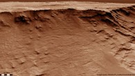 Channel-forms preserved in sedimentary layers in Hellas Planitia on Mars. Image credit: NASA / JPL-Caltech / University of Arizona / Matt Balme.
