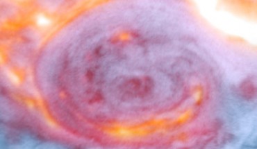 This image shows Jupiter’s Great Red Spot. Image credit: NASA / ESA / M.H. Wong, University of California, Berkeley.