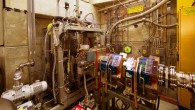 Experimental apparatus used to synthesize pionic helium atoms at the Paul Scherrer Institute. Image credit: ASACUSA Collaboration, CERN.