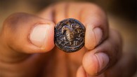 The 1,890-year-old bronze coin, obverse. Image credit: Koby Harati, City of David Archive.