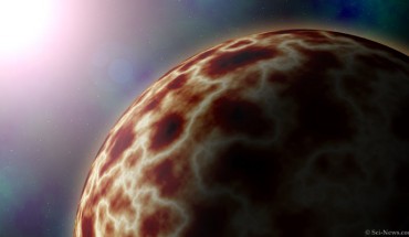 An artist’s impression of the super-Earth exoplanet HD 164922d. Image credit: Sci-News.com.