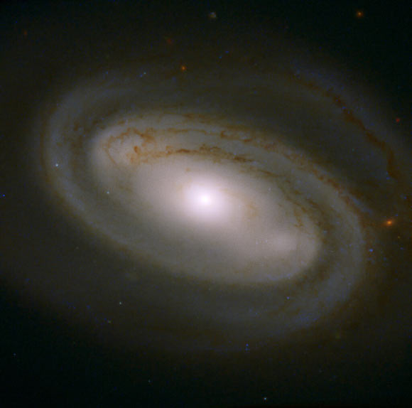 This Hubble image shows the barred spiral galaxy NGC 3895. Image credit: NASA / ESA / Hubble / R. Barrows.