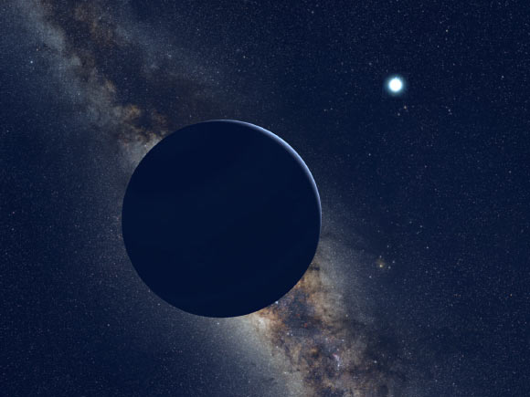 An artist’s impression of Planet Nine. Image credit: Tom Ruen / ESO.