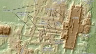 High-resolution lidar images of Aguada Fénix (main panel) and La Carmelita (inset). Scale bar - 500 m (both images are on the same scale). Image credit: Inomata et al, doi: 10.1038/s41586-020-2343-4.