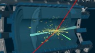 Collision event recorded by ATLAS. Image credit: CERN.