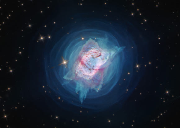 This Hubble image shows NGC 7027, or the ‘Jewel Bug’ nebula. Image credit: NASA / ESA / J. Kastner, Rochester Institute of Technology.