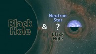 An artist’s rendition of a mystery compact object in ‘mass gap’ found by LIGO and Virgo gravitational wave detectors. Image credit: LIGO / Caltech / MIT / R. Hurt, IPAC.