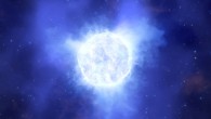 This illustration shows what the luminous blue variable star in PHL 293B could have looked like before its mysterious disappearance. Image credit: L. Calçada / ESO.