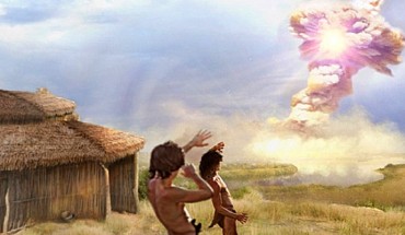 The Paleolithic settlement at Abu Hureyra in what is now Syria may have been destroyed 12,800 years ago because of a comet. Image credit: Jennifer Rice, Comet Research Group.