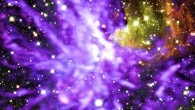 This multiwavelength mosaic, which combines more than 750 ALMA radio images and 9 Hubble infrared images, shows the star protocluster G286.21+0.17. ALMA reveals molecular clouds (purple) and Hubble reveals stars and glowing dust (yellow and red). Image credit: ALMA / ESO / NAOJ / NRAO / Y. Cheng et al / AUI / NSF / S. Dagnello / NASA / ESA / Hubble.