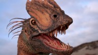 An artist’s interpretation of Dilophosaurus wetherilli, a theropod dinosaur that lived in what is now North America during the Early Jurassic, about 193 million years ago. Image credit: Brian Engh / The Saint George Dinosaur Discovery Site.