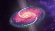 An artist’s impression of the immediate vicinity of the massive protostar G358.93-0.03-MM1. Image credit: Xi Chen, Guangzhou University / Zhi-Yuan Ren, National Astronomical Observatories, Chinese Academy of Science.