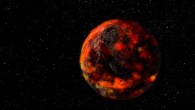 When the Moon formed into a sphere approximately 1,700 km in radius 4.425 billion years ago, its interior heated up considerably due to the energy released when it accreted. The rock melted and an ocean of magma, possibly more than 1,000 km deep, formed. Later, light rocks crystallized, which rose to the surface and formed a first crust on the Moon. This crust insulated the Moon from space, and the magma ocean beneath it cooled down slowly. Around 200 million years would pass before the Moon completely solidified. Image credit: NASA’s Goddard Space Flight Center.