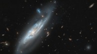 This Hubble image shows the barred spiral galaxy NGC 4848. The picture was snapped by Hubble’s Wide Field Camera 3 (WFC3). The image was made through two filters. The color results from assigning different hues to each monochromatic image associated with an individual filter. Image credit: NASA / ESA / Hubble / M. Gregg.