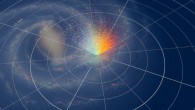 RAVE observed a total of 451,783 Milky Way stars. The Sun is located at the center of the coordinate system. The colors represent radial velocities: red are receding stars and stars depicted in blue are approaching. Image credit: Leibniz Institute for Astrophysics Potsdam / K. Riebe / RAVE Collaboration / R. Hurt, SSC / NASA / JPL-Caltech.