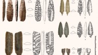 Various types of fluted points and preforms from Manayzah, Yemen: (1) double-fluted preform on a plano-convex elongated bifacial piece; (2) broken fluted preform on a bifacial elongated piece with symmetrical section; (3) base-fluted projectile point; (4 and 5) tip-fluted projectile points. Image credit: Crassard et al, doi: 10.1371/journal.pone.0236314.