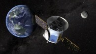 An artist’s illustration of NASA’s Transiting Exoplanet Survey Satellite. Image credit: NASA’s Goddard Space Flight Center.
