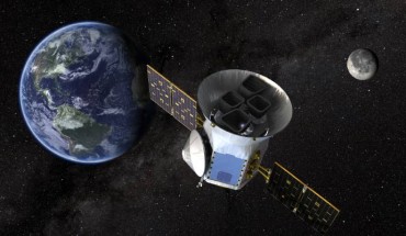 An artist’s illustration of NASA’s Transiting Exoplanet Survey Satellite. Image credit: NASA’s Goddard Space Flight Center.