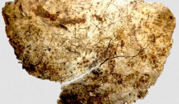 A fragment of the 1,400-year-old Christian chalice found at Vindolanda in Northumberland, northern England. Image credit: Vindolanda Trust.