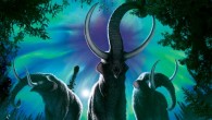 Artistic rendering of American mastodons (Mammut americanum). Image credit: Julius Csotonyi.