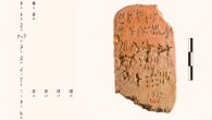 Left: Linear A fraction signs and their standard transcription. Right: Linear A clay tablet HT 104. Image credit: Heraklion Archaeological Museum and the Greek Ministry of Culture and Sport, Archaeological Resources Fund / Corazza et al, doi: 10.1016/j.jas.2020.105214.
