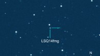 SN LSQ14fmg exploded in SDSS J221646.15+152114.2, a star-forming galaxy 100 million light-years away. Image credit: Hsiao et al, doi: 10.3847/1538-4357/abaf4c.