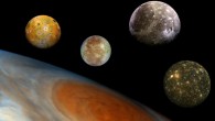 Hay et al for the first time investigate moon-moon tides in Jupiter’s Galilean moons and show that they can cause significant heating through the excitation of high-frequency resonant tidal waves in their subsurface oceans. Image credit: Galileo Project / Voyager Project / NASA’s Jet Propulsion Laboratory.