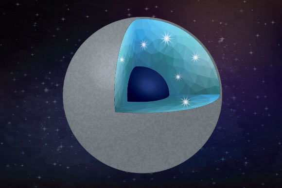 An artist’s impression of a carbide planet with diamond and silica as main minerals. Image ctredit: Shim / ASU / Vecteezy.